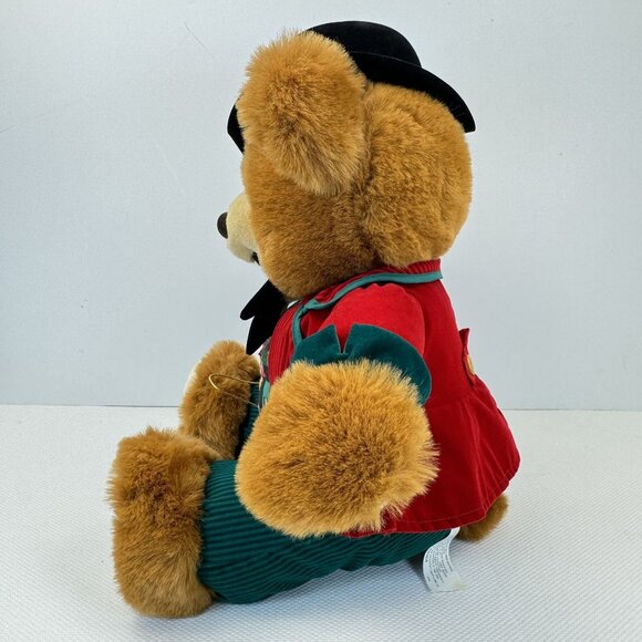 Vintage Kmart Teddy Bear Lane Christmas Bear 1994 Limited Edition Plush Toy 20" - Picture 4 of 14
